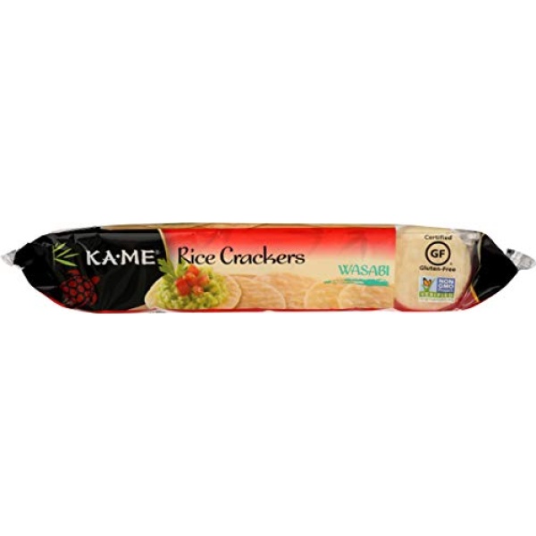 Ka Me Rice Crackers Wasabi Gluten Free 3.5 oz - Image 6