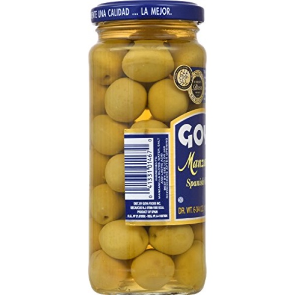 Goya Manzanilla Spanish Olives 6.75 oz - Image 2