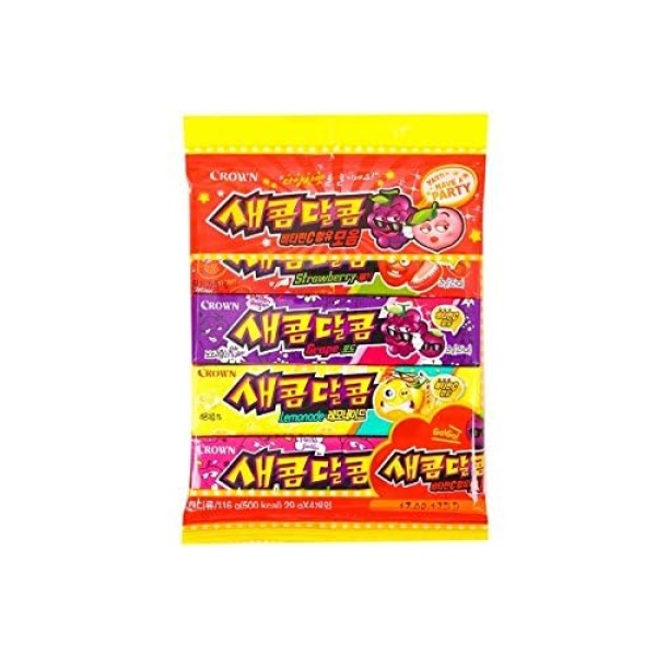 Korean Sweet and Sour Assorted Flavored Chewy Candy 116g - Image 2