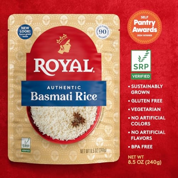 Royal White Basmati Rice 8.5 oz (4 Pack) - Image 7