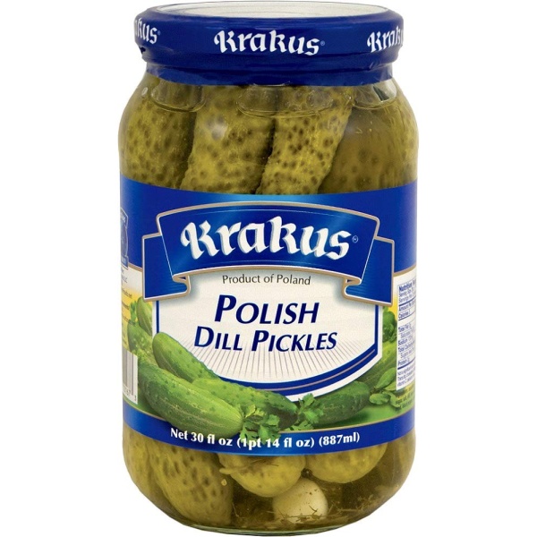 Krakus Polish Dill Pickles 30 oz - Image 1