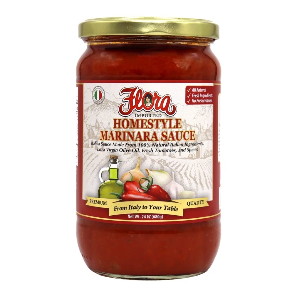 Flora Foods Homestyle Marinara Sauce 24 oz - Image 7