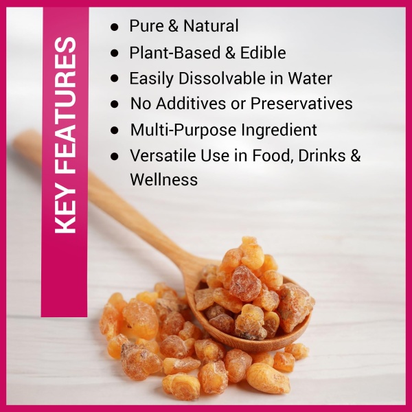 Pure Edible Arabic Gum Small 800g - Image 6