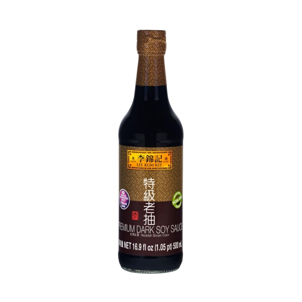 Lee Kum Kee Premium Dark Soy Sauce 16.9 oz - Image 1