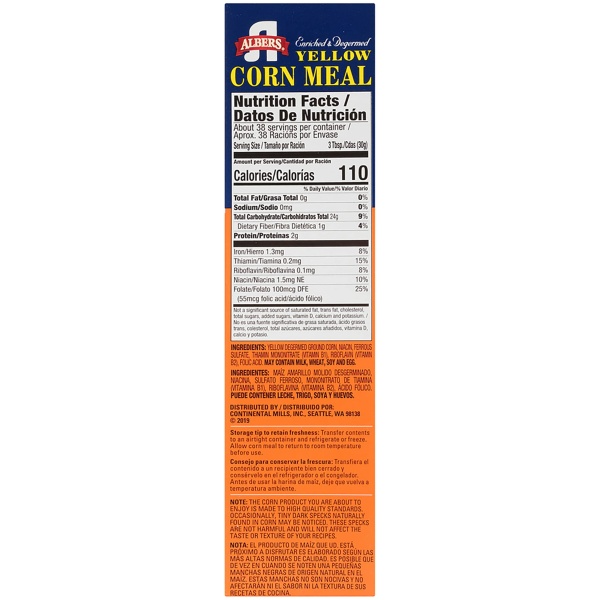 Albers Yellow Corn Meal 40oz - Image 7