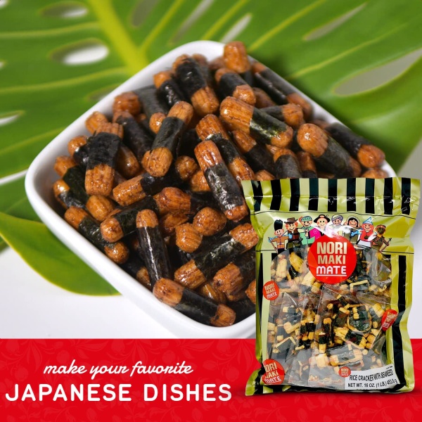 Norimaki Arare Mate Rice Cracker 16 oz - Image 2