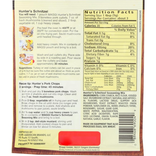 Maggi Mix Seasoning Jagger Schnitzel 0.952 oz - Image 5
