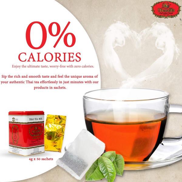 ChaTraMue Thai Tea Mix 50 Bags - Image 3
