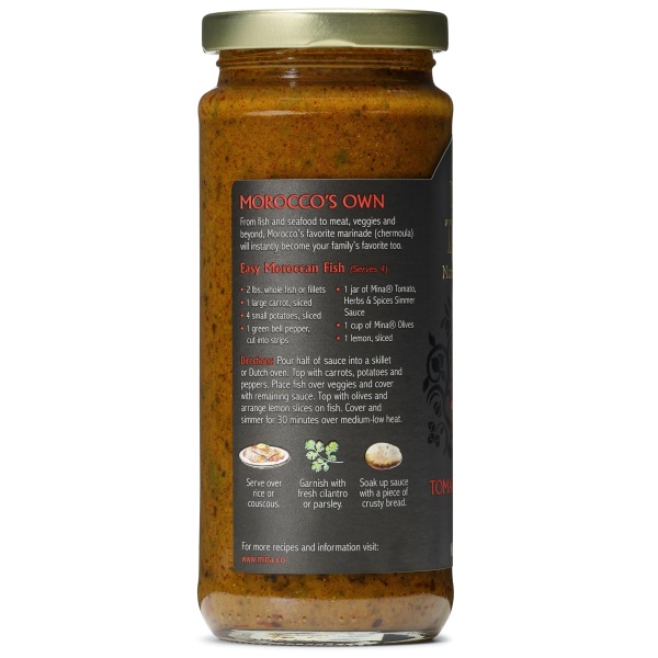 Mina Tagine Moroccan Fish Simmer Sauce Sauce 12 oz - Image 4