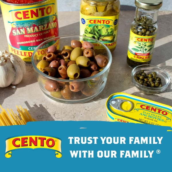 Cento Flat Fillet Anchovies 2 oz - Image 2