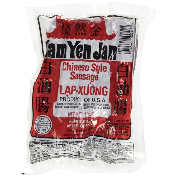 Kam Yen Jan Chinese Style Sausage 12 oz - Image 1