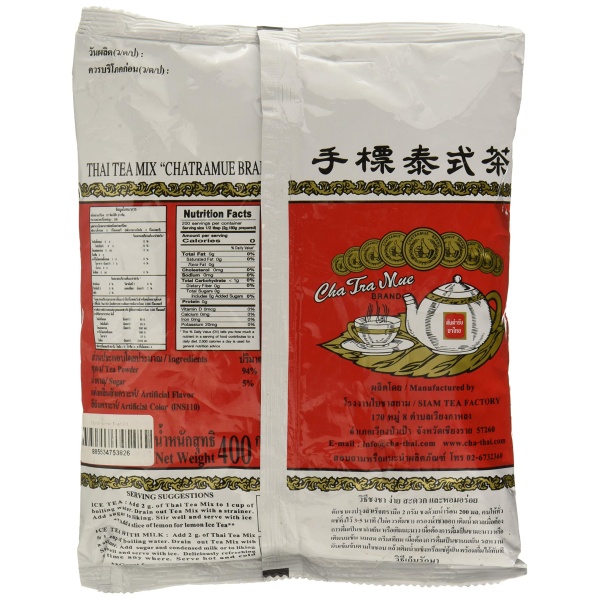 ChaTraMue Original Thai Iced Tea Mix 400g - Image 4