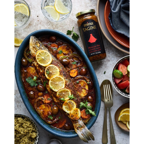 Mina Tagine Moroccan Fish Simmer Sauce Sauce 12 oz - Image 3