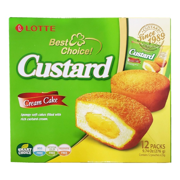 Lotte Custard Cream Cake - Image 1